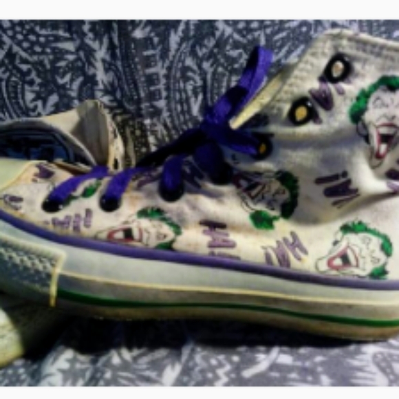 Joker Converse All Star DC Comics 1989 - Picture 5 of 7